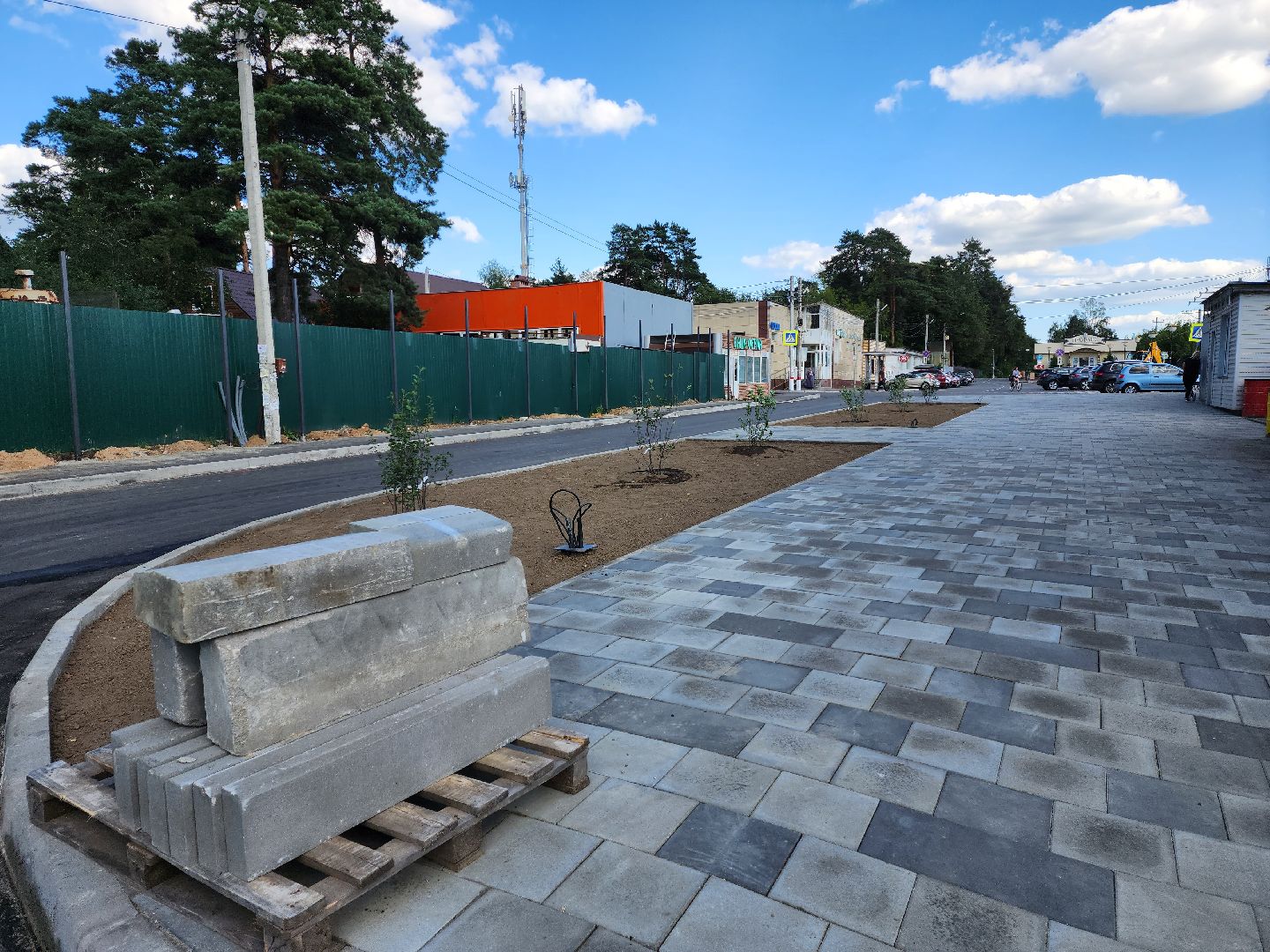 Раменское, благоустройство, прилегающая территория к железнодорожной станции Кратово