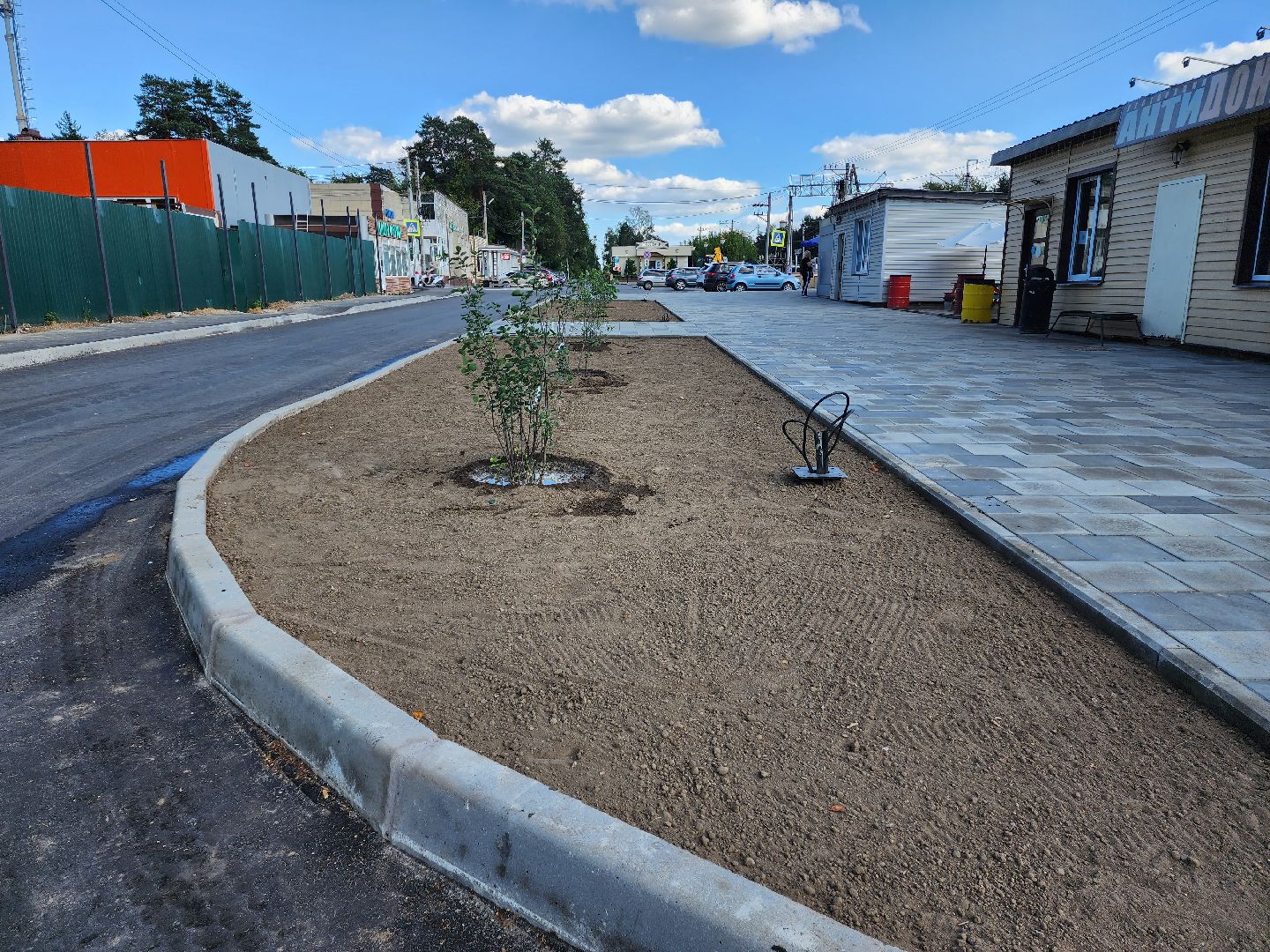 Раменское, благоустройство, прилегающая территория к железнодорожной станции Кратово