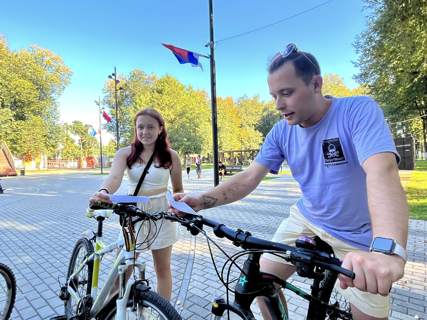 Наро-Фоминск, лето в Подмосковье, городской квест, молодёжь, велосипед.