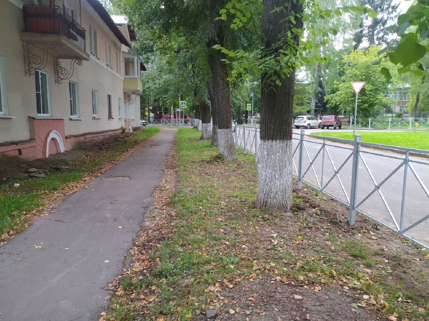 Коломна, дороги, пешеходные ограждения