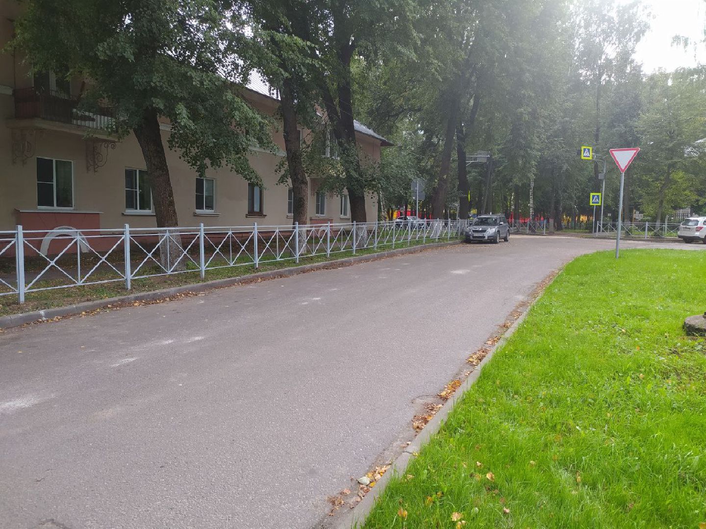 Коломна, дороги, пешеходные ограждения