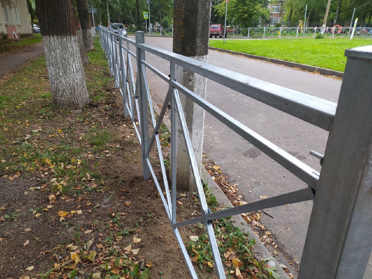 Коломна, дороги, пешеходные ограждения