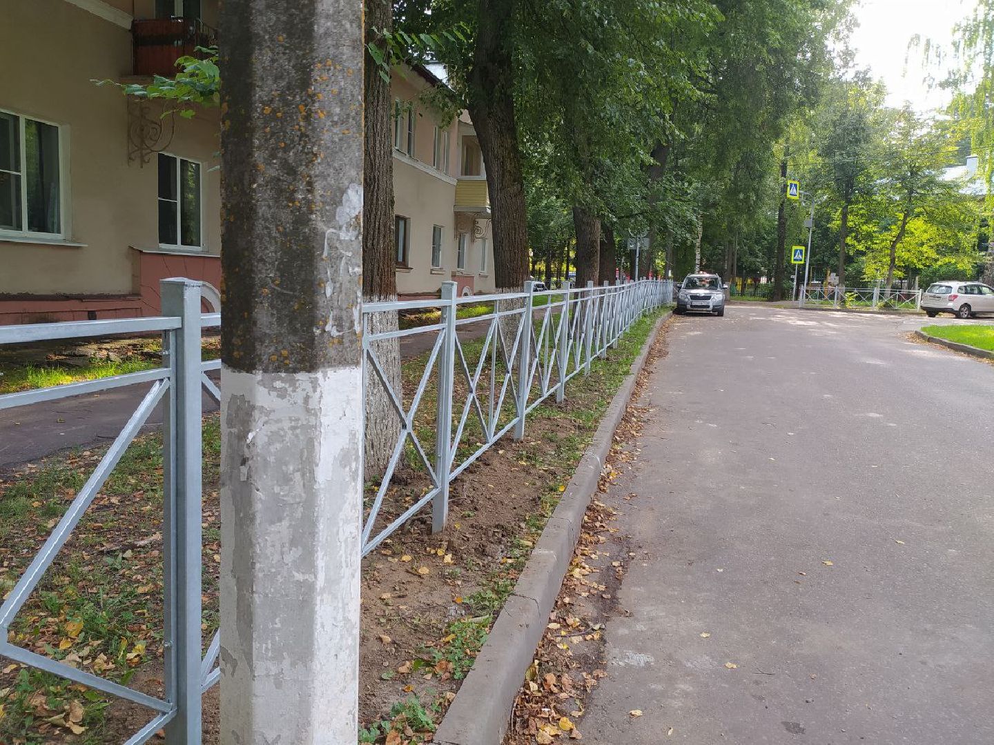 Коломна, дороги, пешеходные ограждения