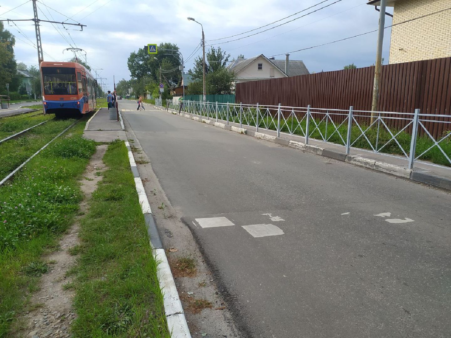 Коломна, дороги, пешеходные ограждения