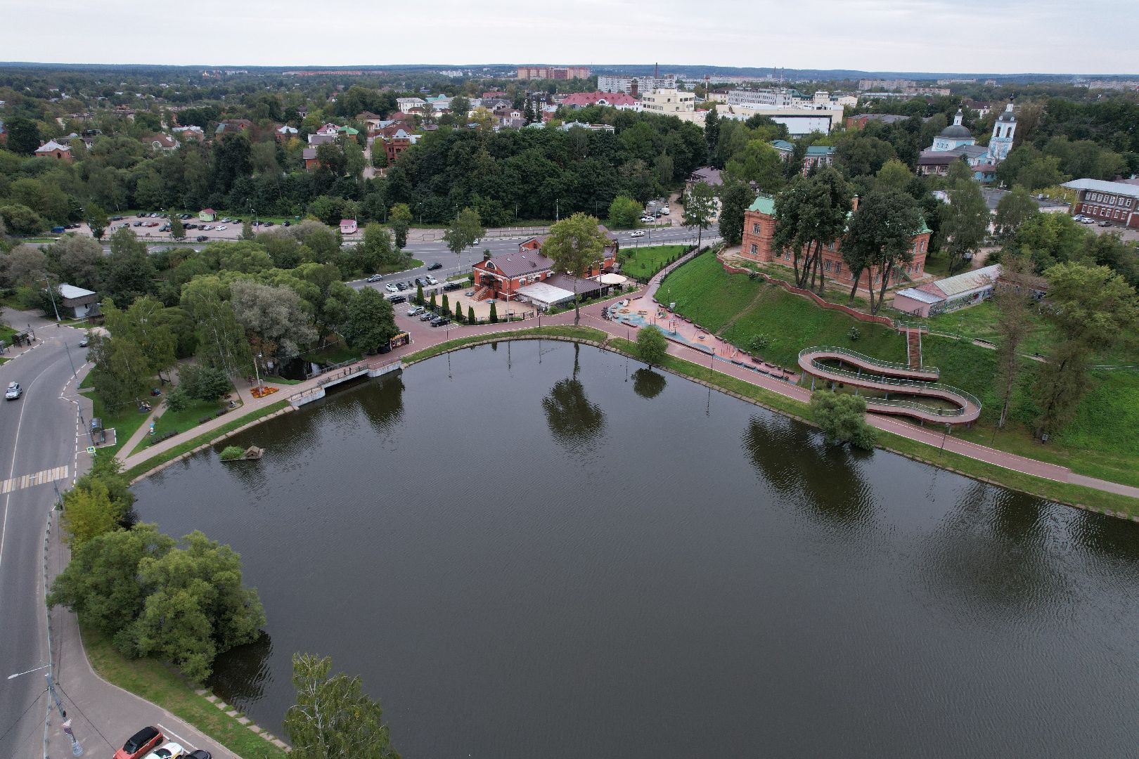 лавра, храмы, сергиев посад, видео с коптера,
