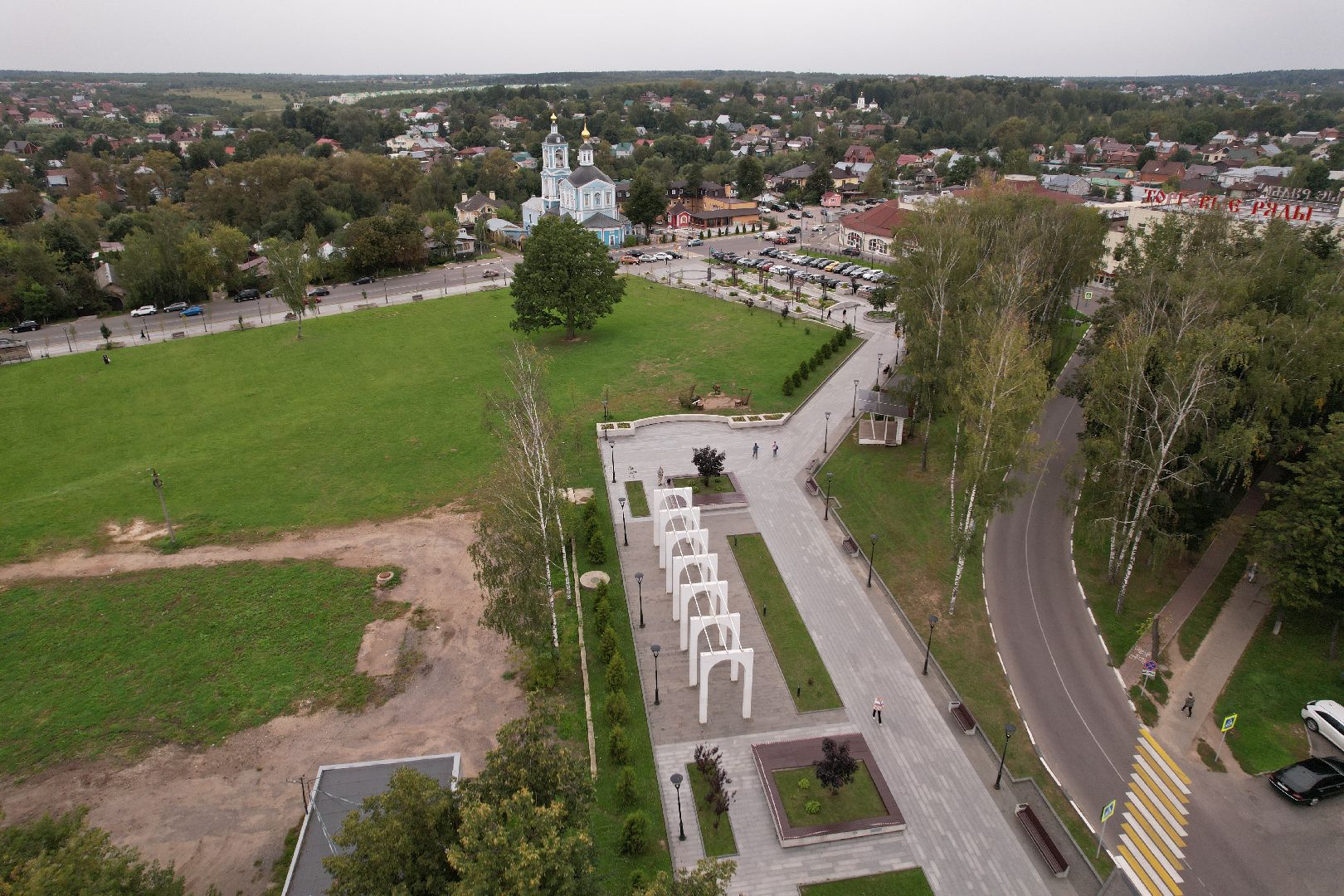 лавра, храмы, сергиев посад, видео с коптера,