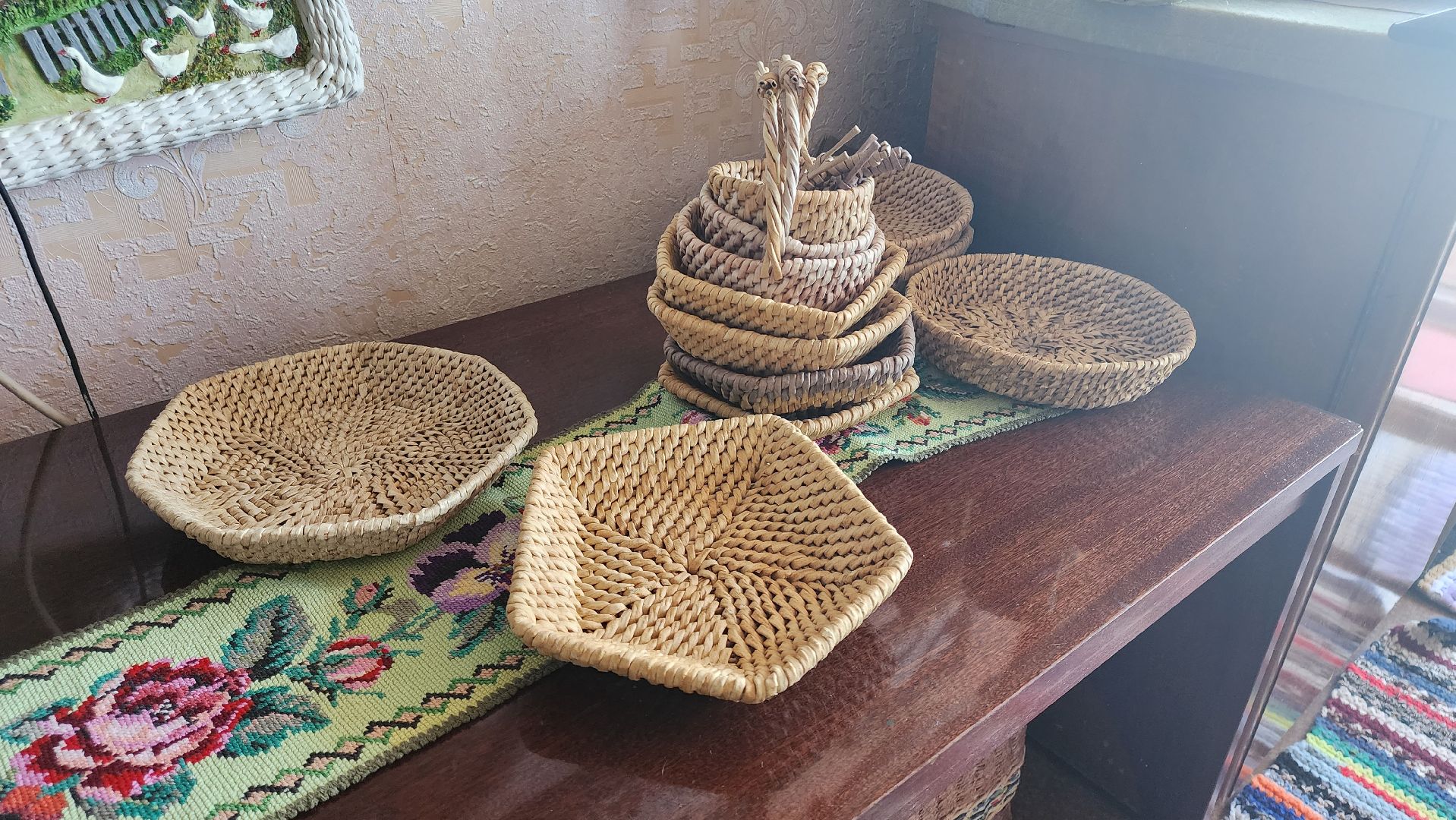 Кашира, куклы, объемные картины, творчество, бумажная лоза