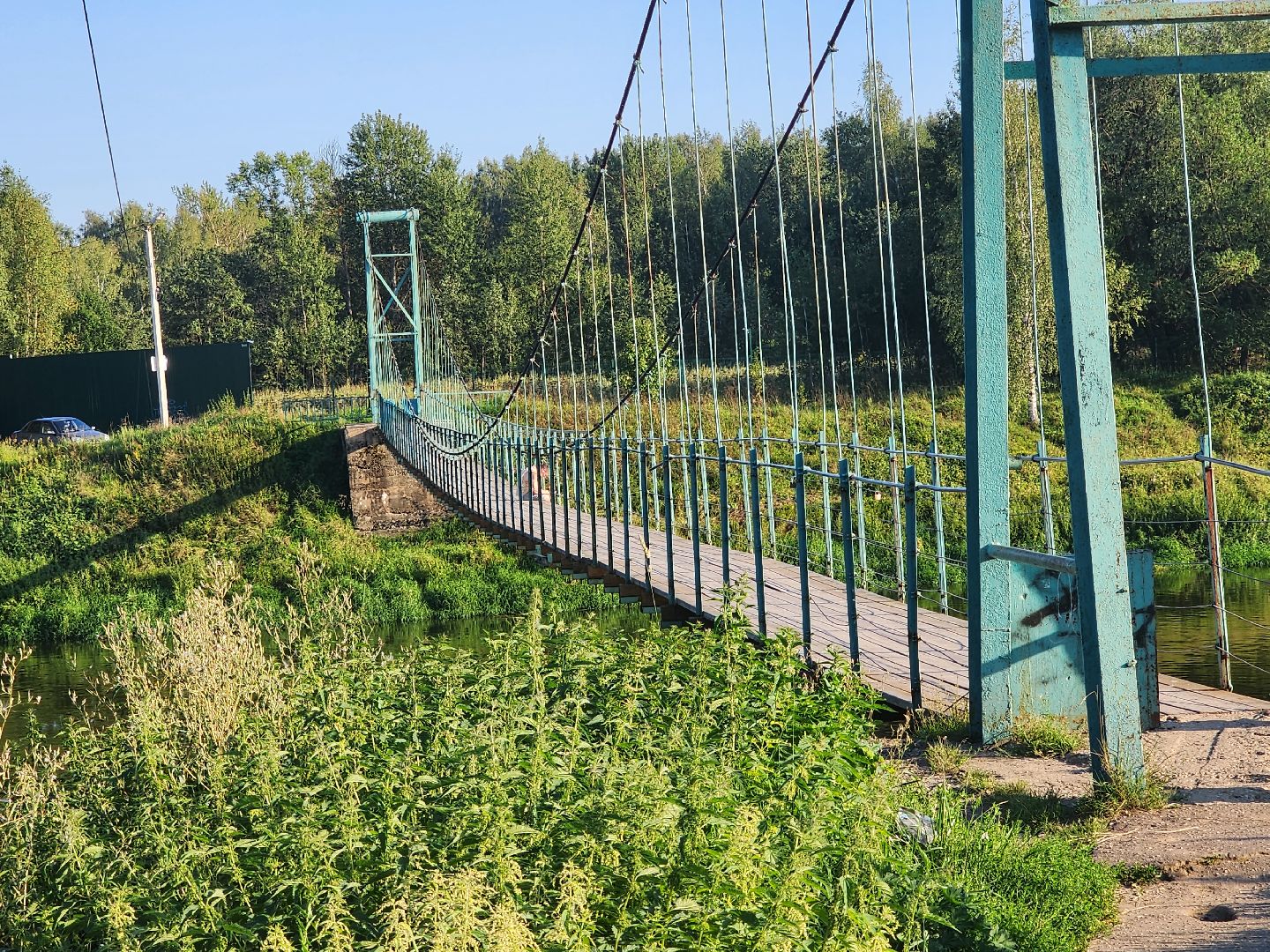 Звенигород, туризм, Каринское, экскурсионный маршрут по подвесным мостам, Дети понедельника, Алла Сурикова, мост