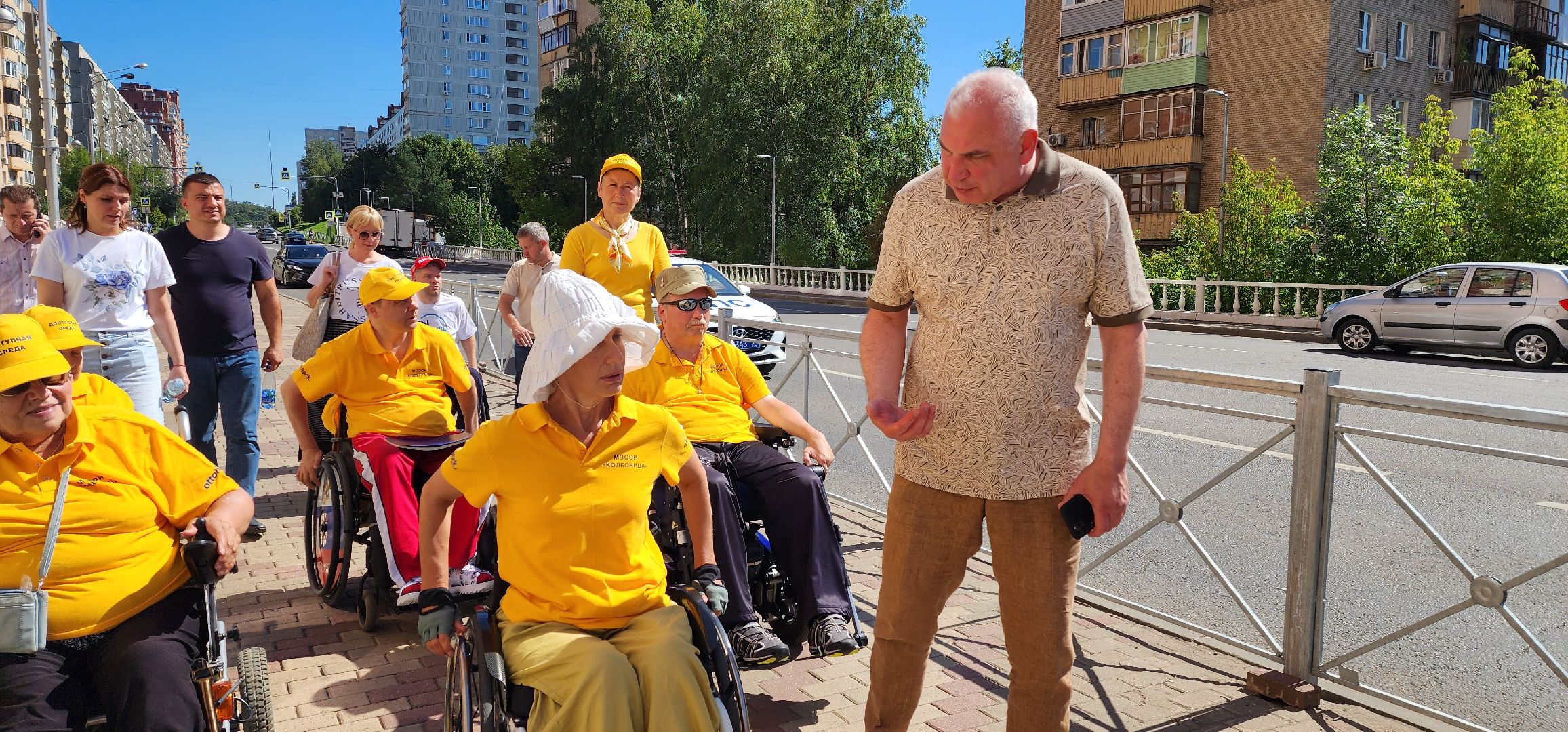 благоустройство, МОООИ Колесница, рейд, доступная среда