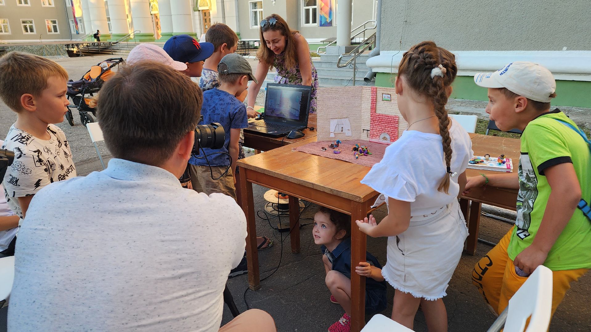 Ступино, островок, клякса, летняя школа анимации