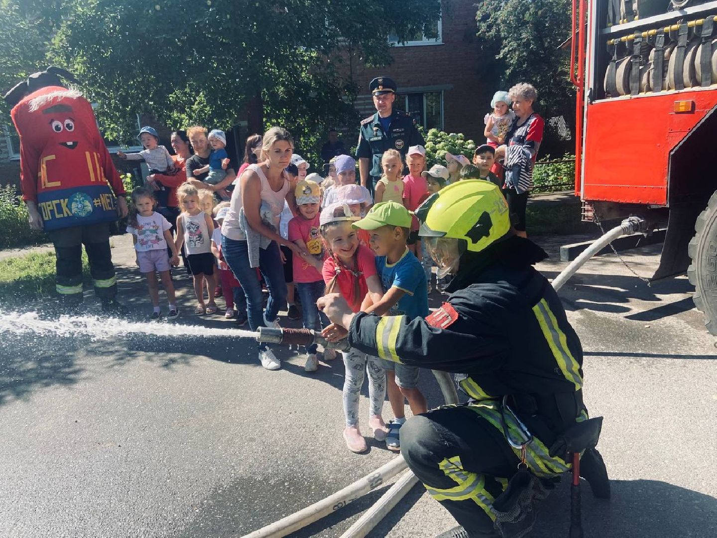 Солнечногорск, пожарные, урок, безопасность, профилактика, дети,