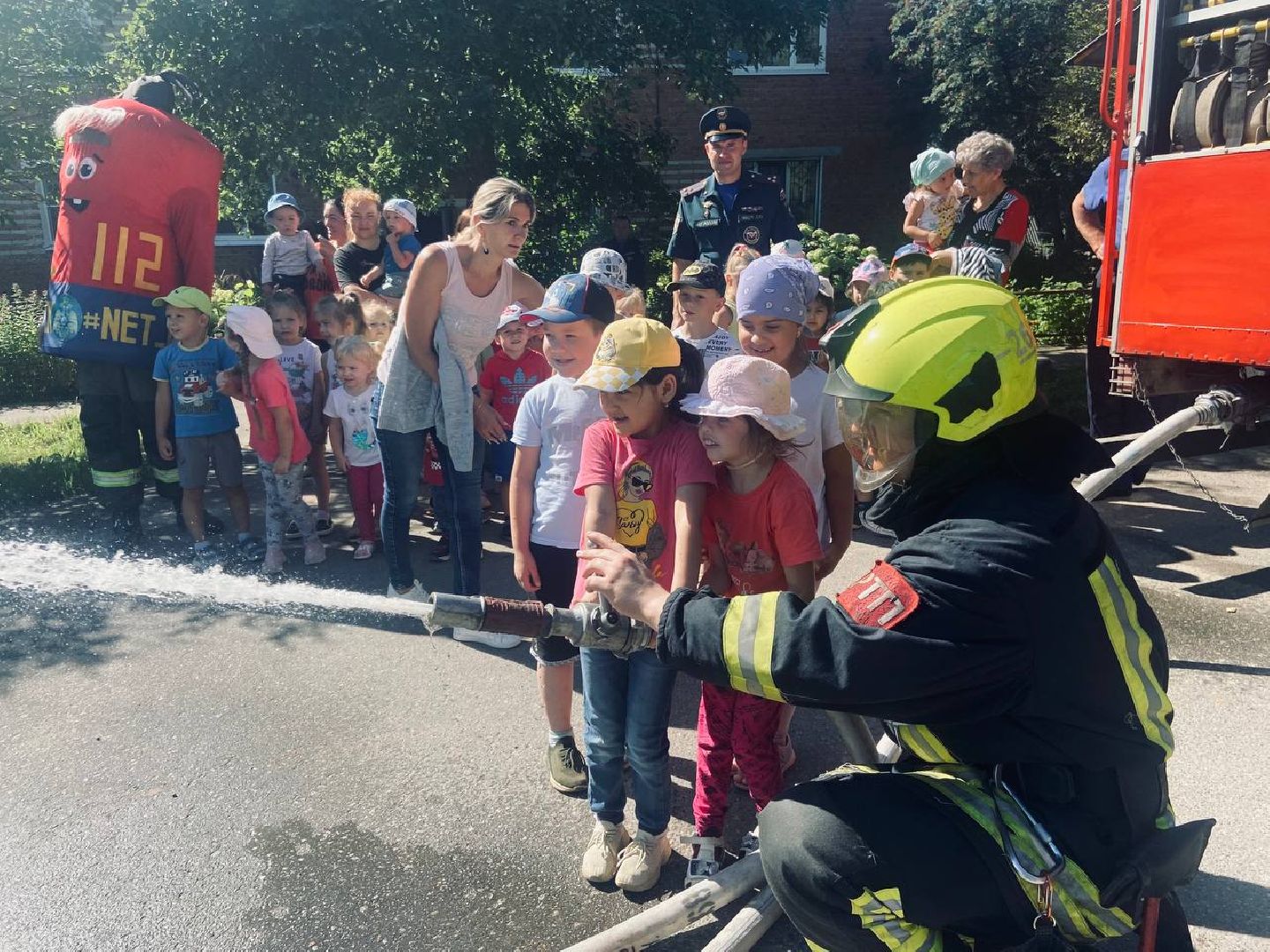 Солнечногорск, пожарные, урок, безопасность, профилактика, дети,