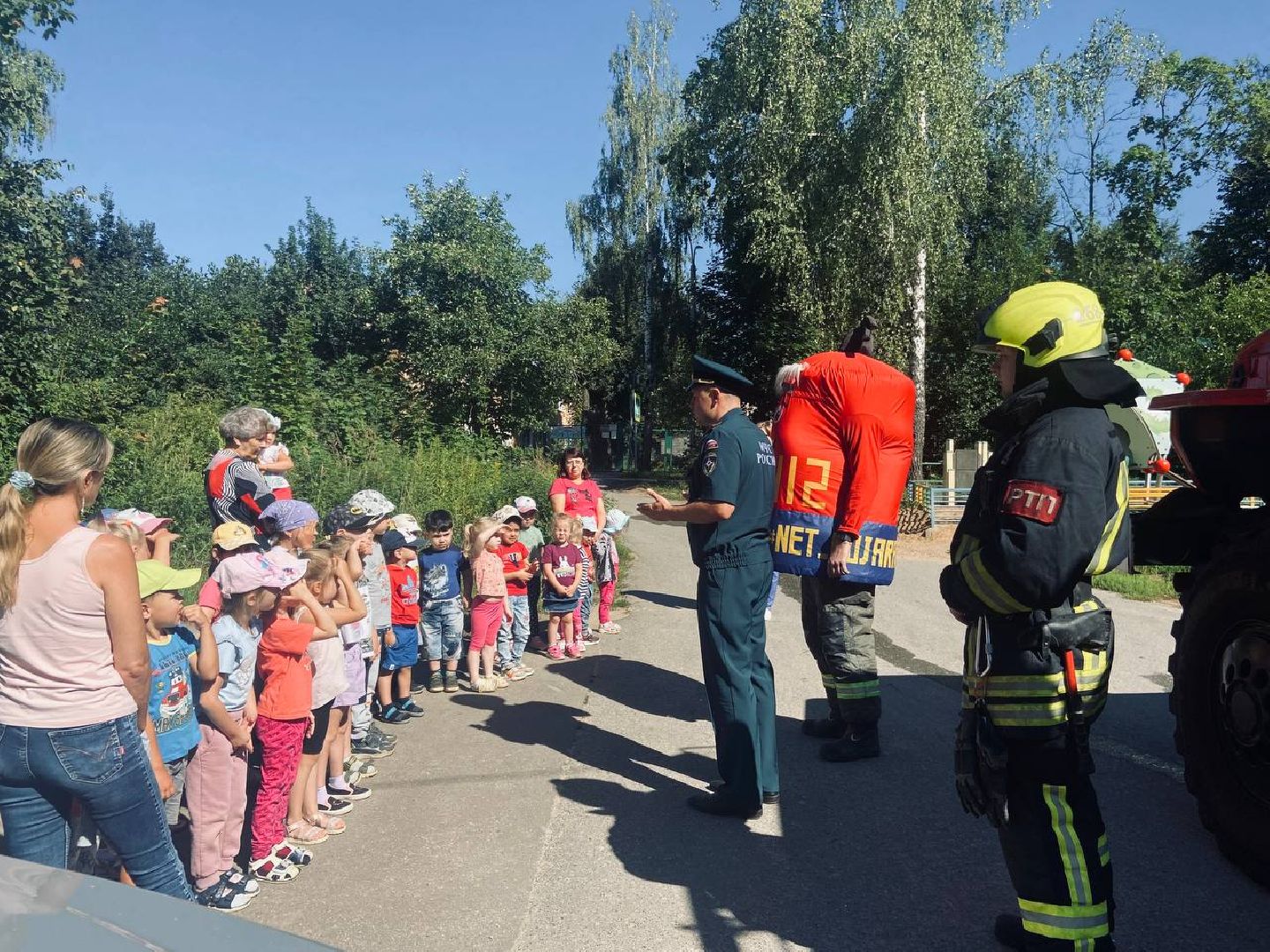 Солнечногорск, пожарные, урок, безопасность, профилактика, дети,