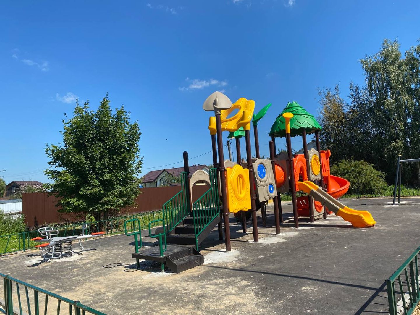 Чехов, благоустройство, детская игровая площадка, деревня