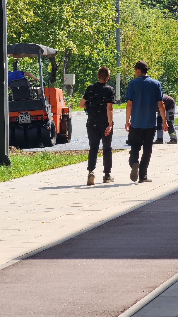 Долгопрудный, благоустройство, асфальт, окос травы