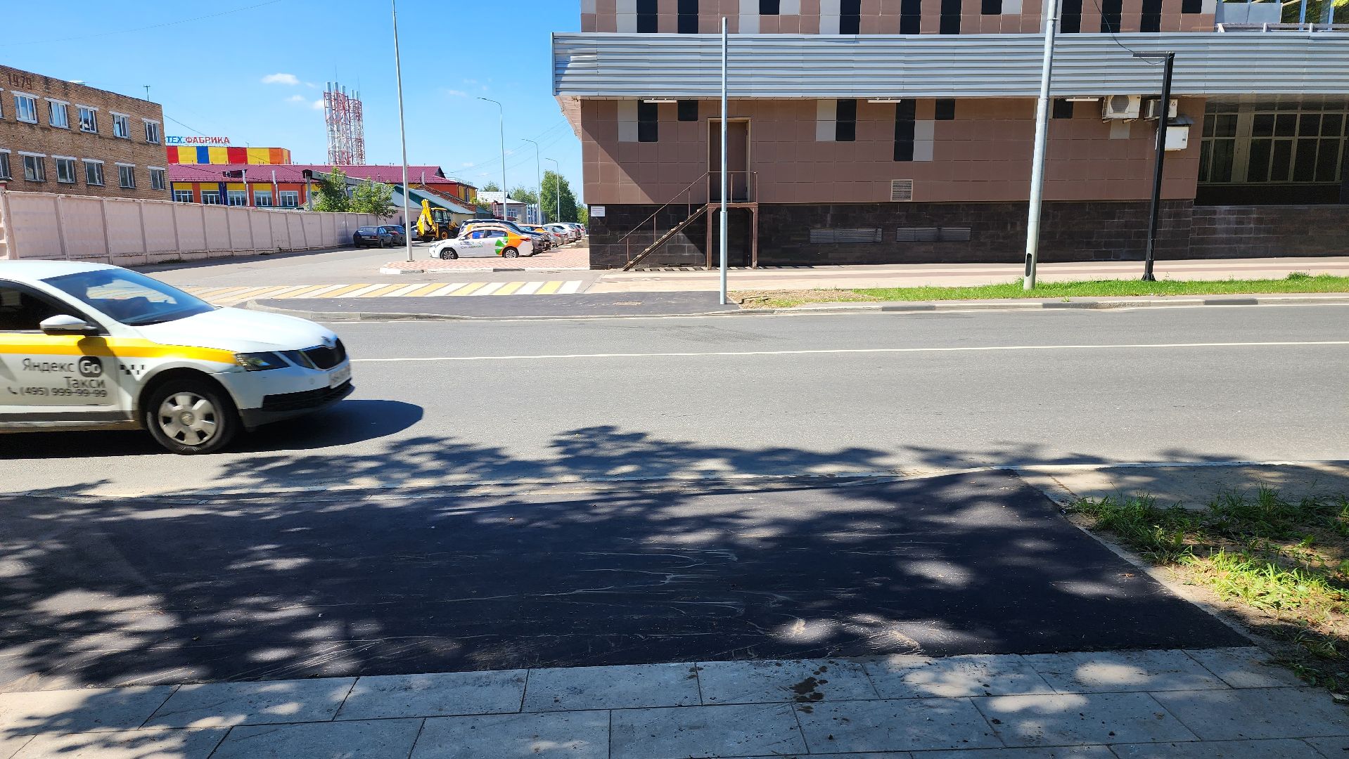 Долгопрудный, благоустройство, асфальт, окос травы