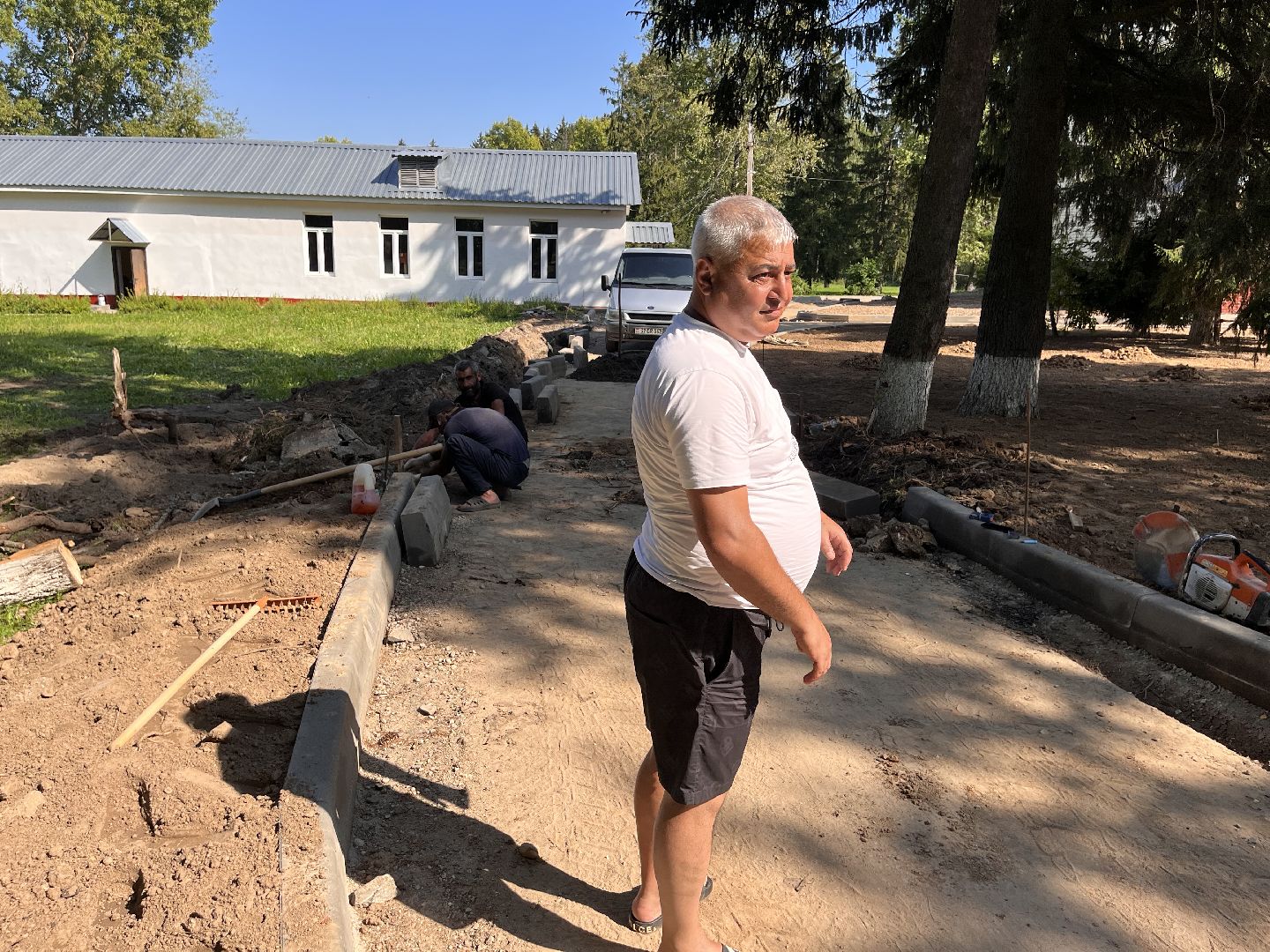 Шаховская, благоустройство, школа