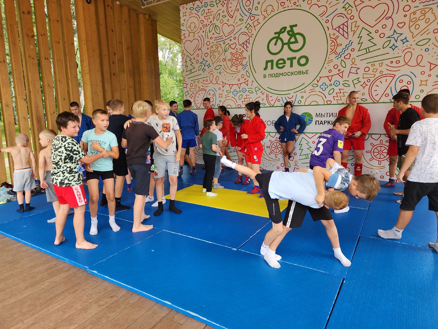 Самбо в парках, Мытищи, Эльмира Кахраманова