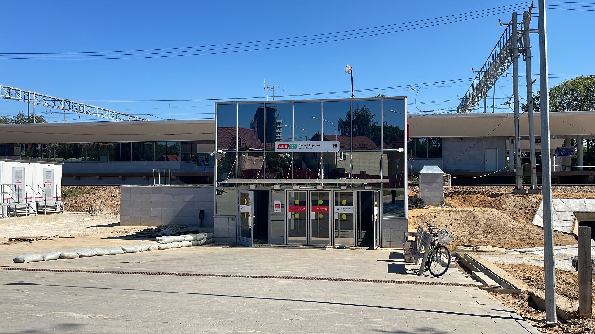 Лесной городок, благоустройство, остановка, станция, автобус, электричка, МЦД-4