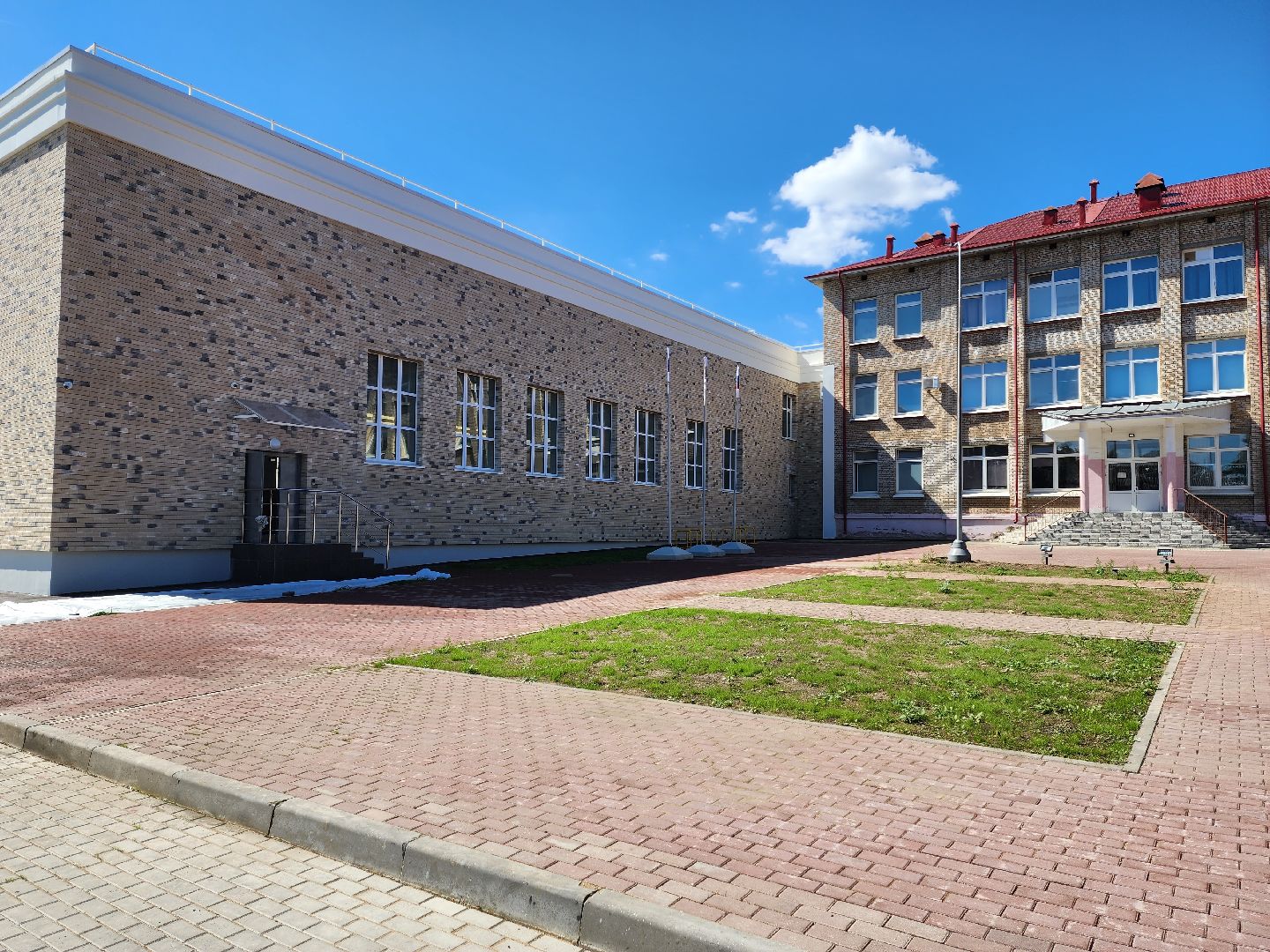 Раменское, строительство, пристройка к школе №6, готовность к открытию 1 сентября