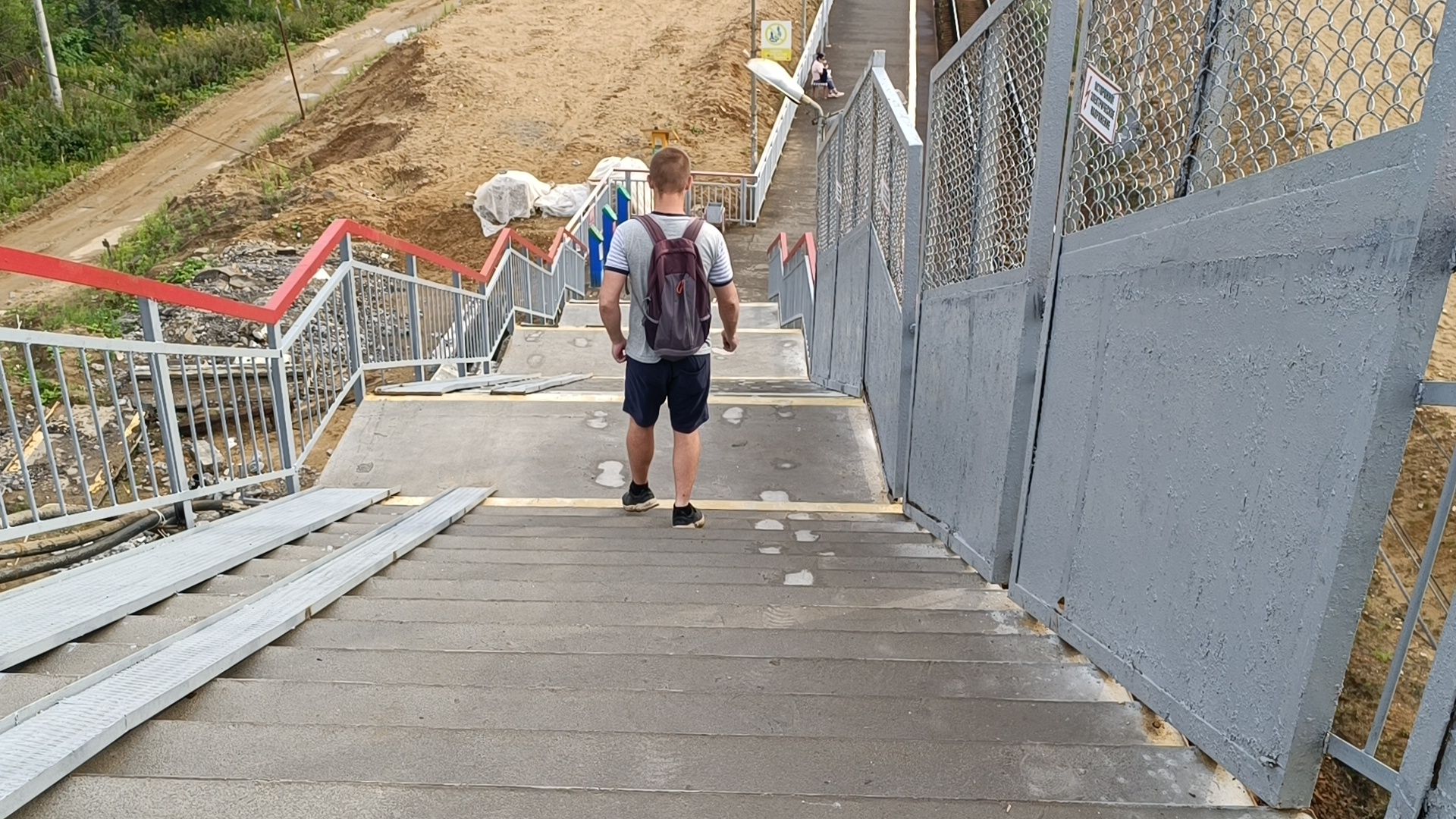 Лобня, мост, ремонт