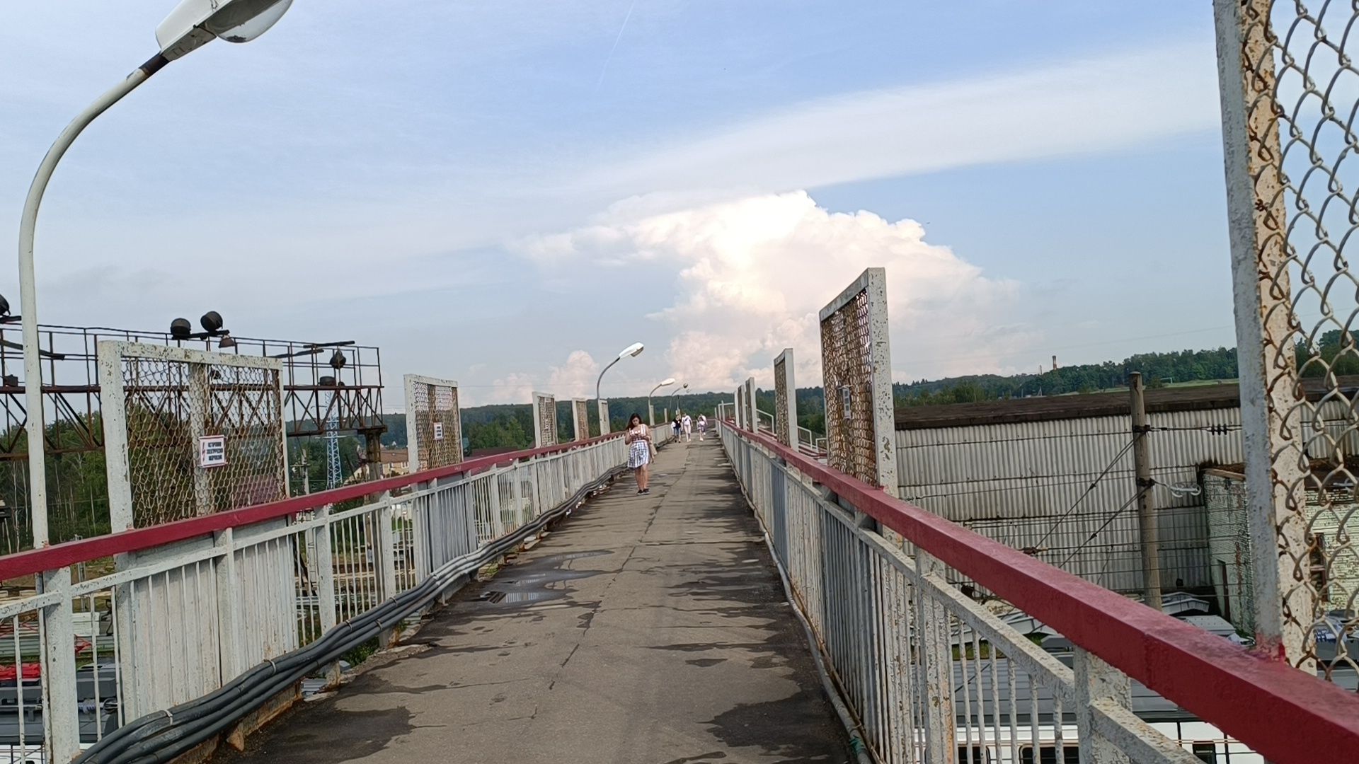 Лобня, мост, ремонт