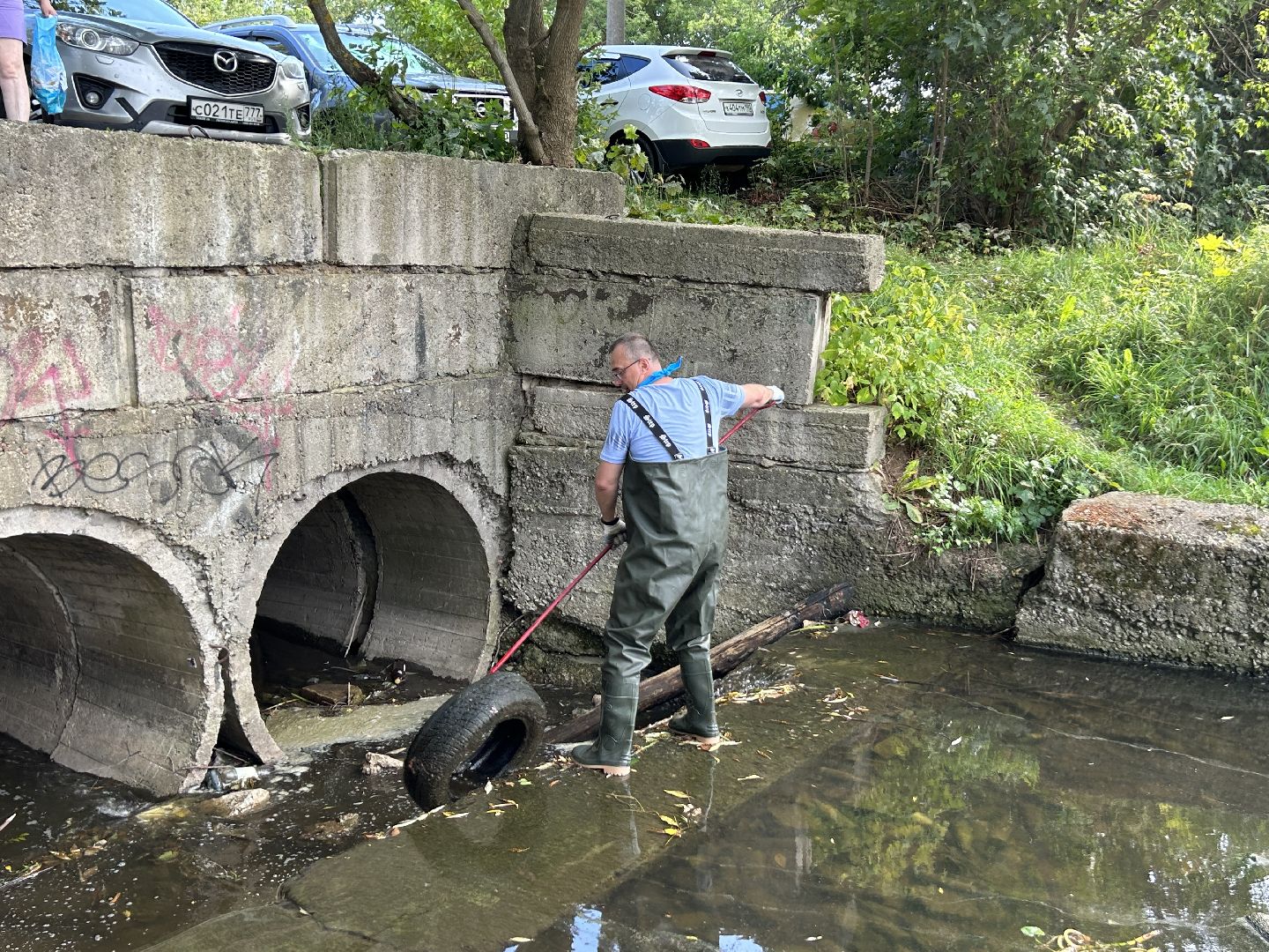 акция, вода России, Фрязино, пруд
