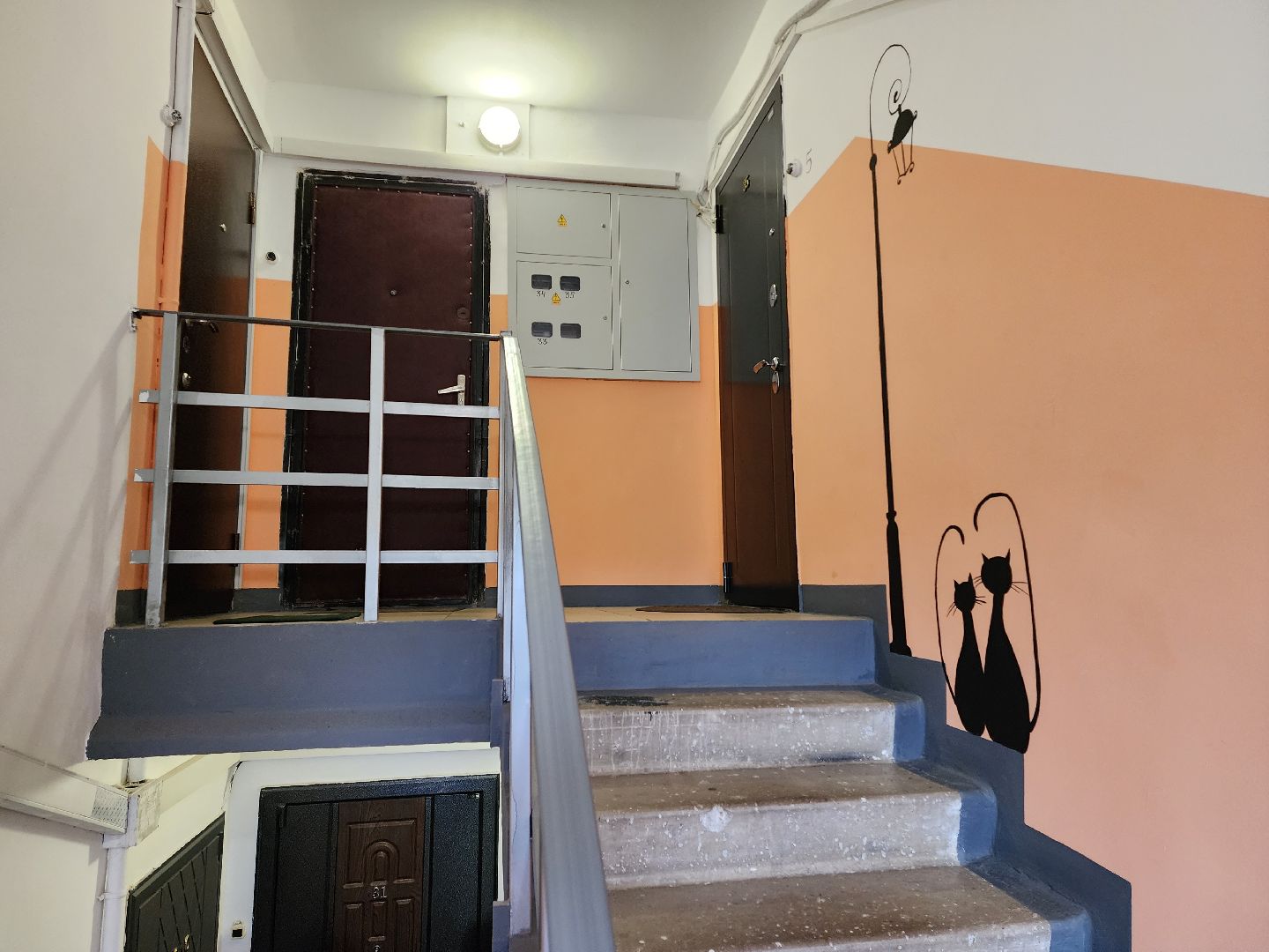 Раменское, ЖКХ, ремонт подъездов, жильцы многоквартирного дома оформили общедомовое пространство