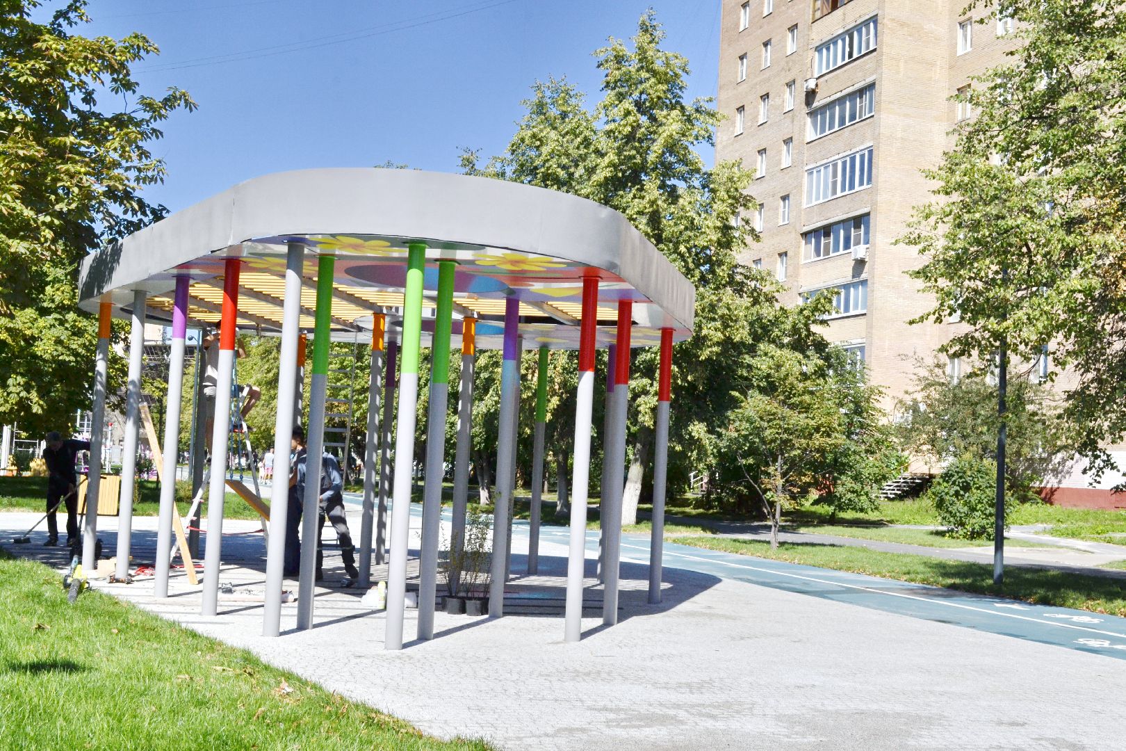 Балашиха, Подмосковье, благоустройство, парки, скверы, Бульвар цветов,МЦД-4