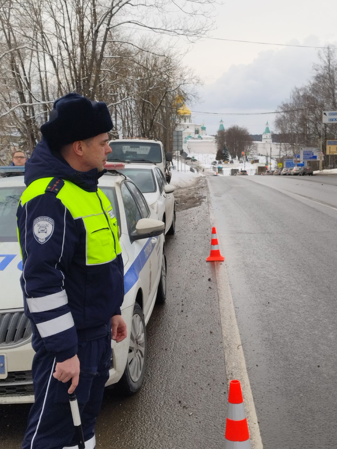 Истра, ГИБДД, цветы, женщины, 8 марта, акция