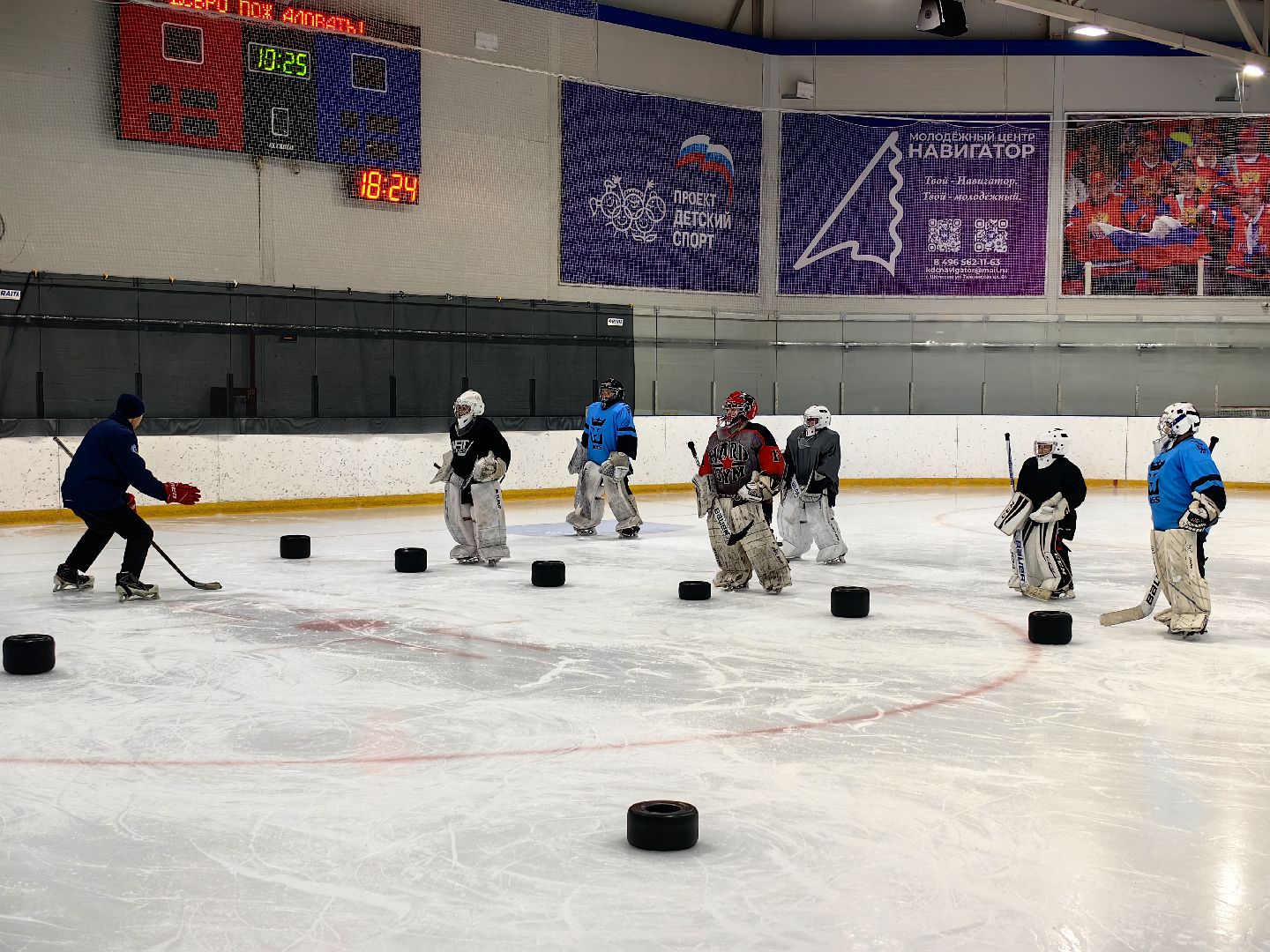 Хоккей, тренировка, сезон, команда, арена