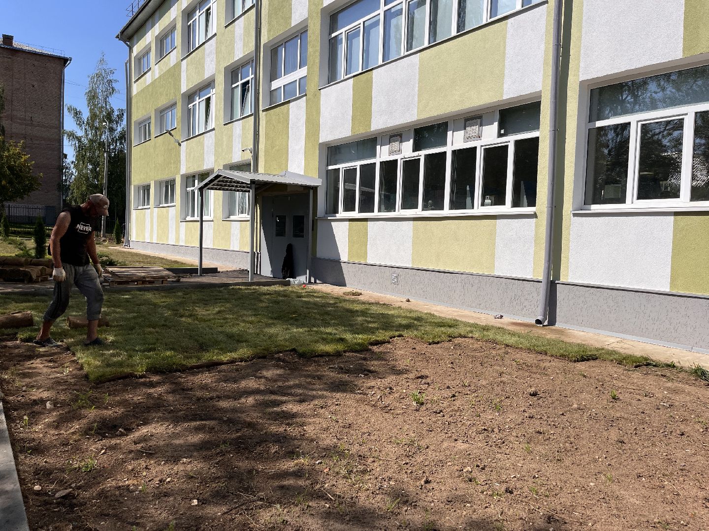 Шаховская, гимназия, школа, благоустройство