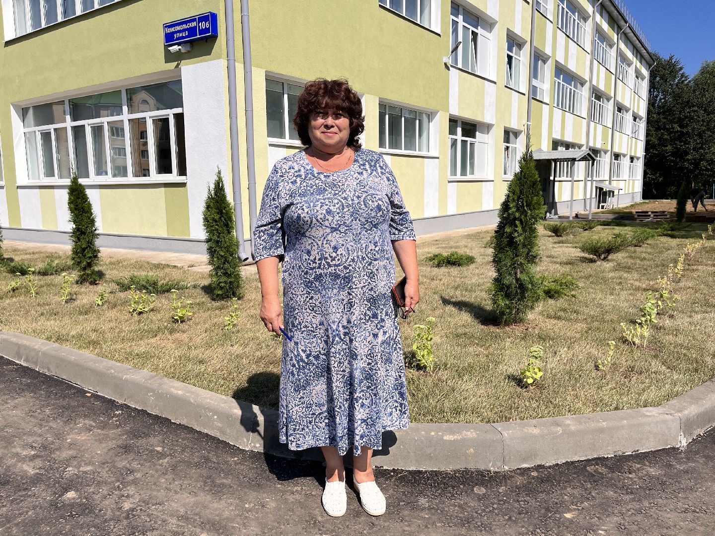 Шаховская, гимназия, школа, благоустройство