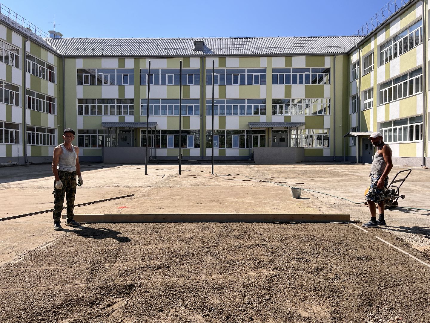 Шаховская, гимназия, школа, благоустройство