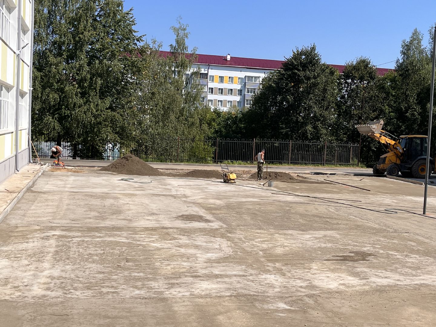 Шаховская, гимназия, школа, благоустройство