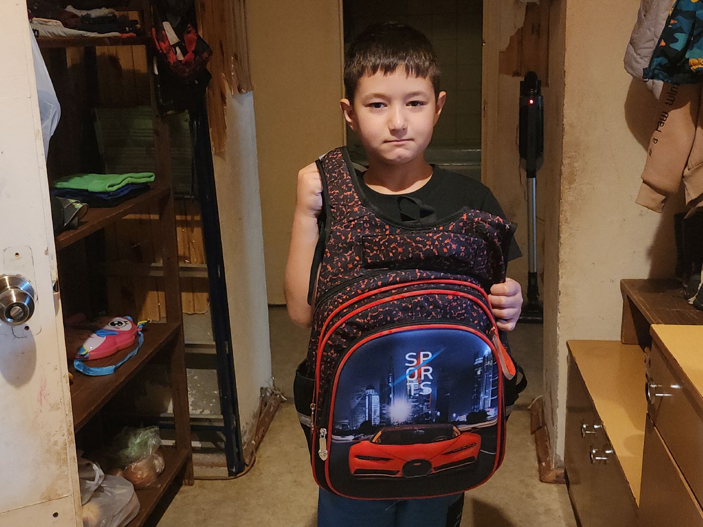 дети; подарочный рюкзак; день знаний; команда губернатора