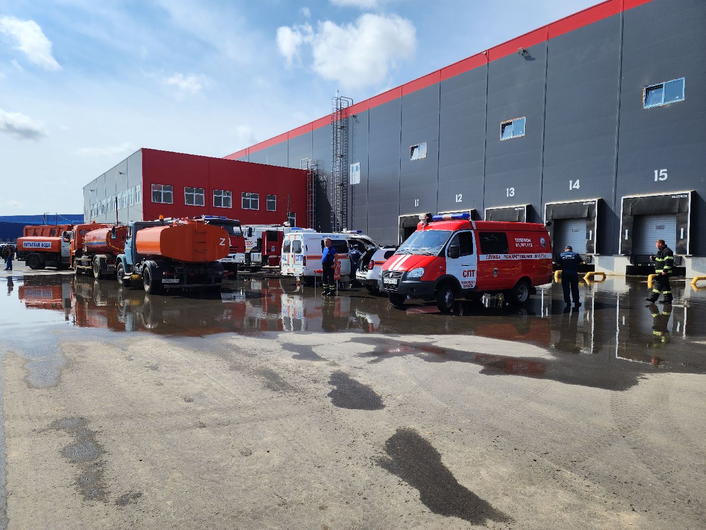 Подольск, пожар, озон, склад