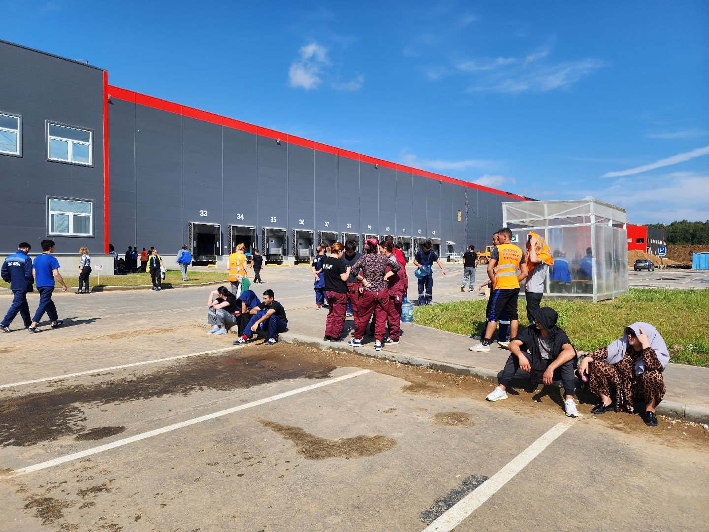 Подольск, пожар, озон, склад