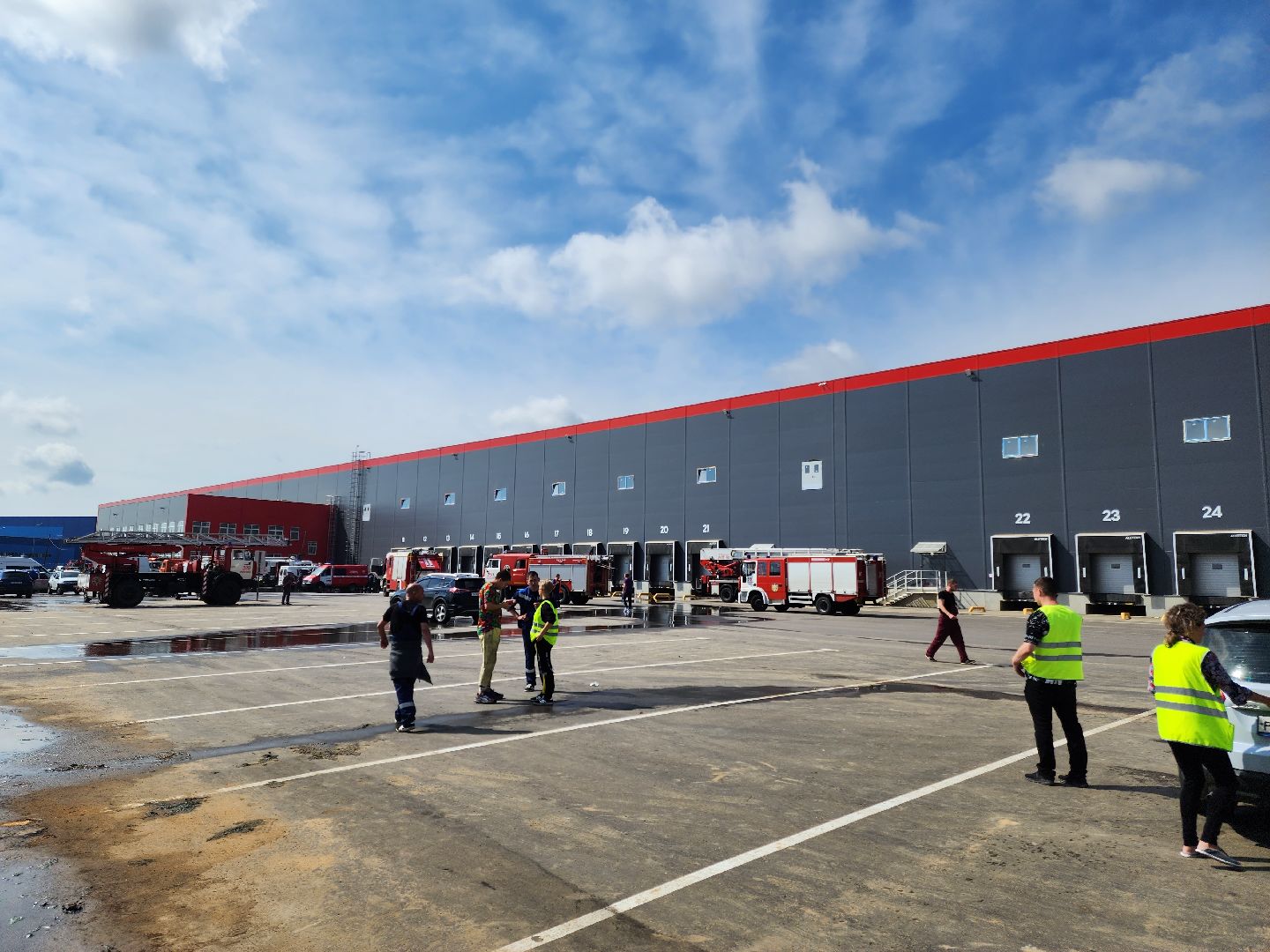 Подольск, пожар, озон, склад