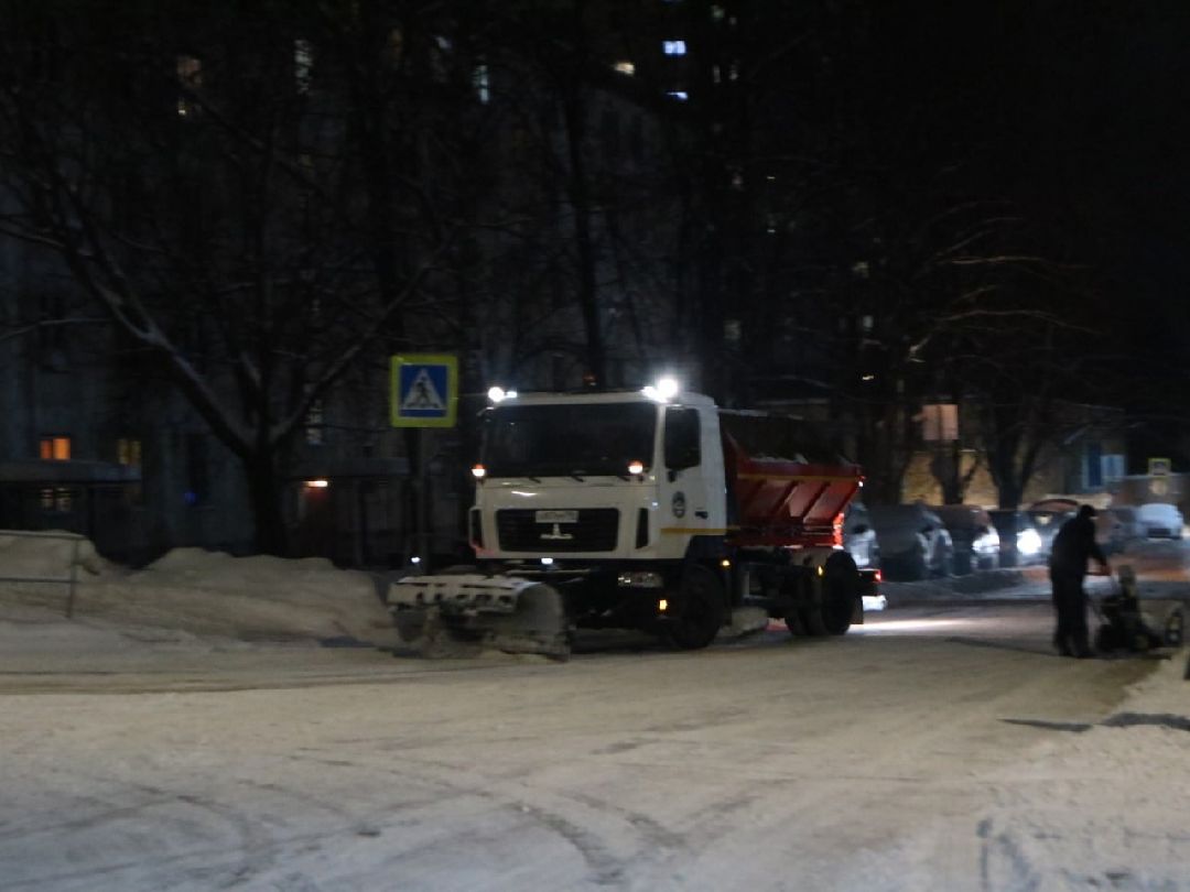 Пущино, уборка дорог, ЖКХ