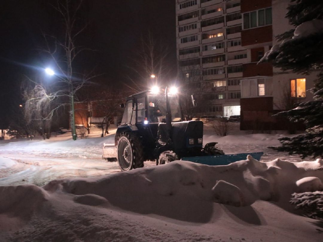 Пущино, уборка дорог, ЖКХ