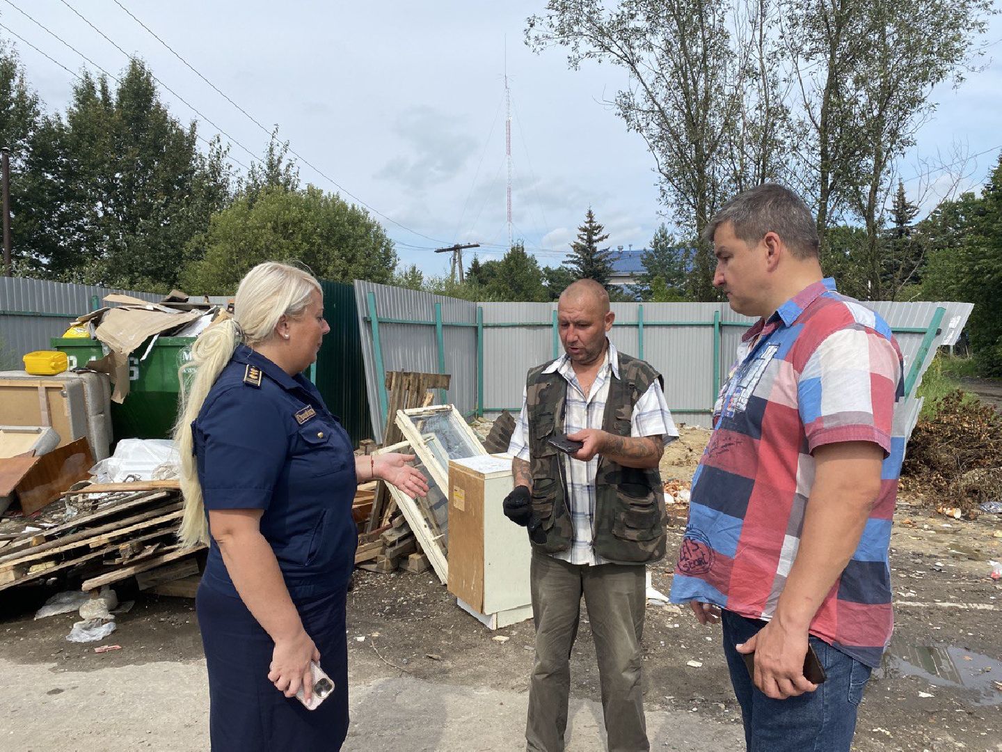 Чехов, ГУСТ, администрация, мусор, рейд, контейнерная площадка