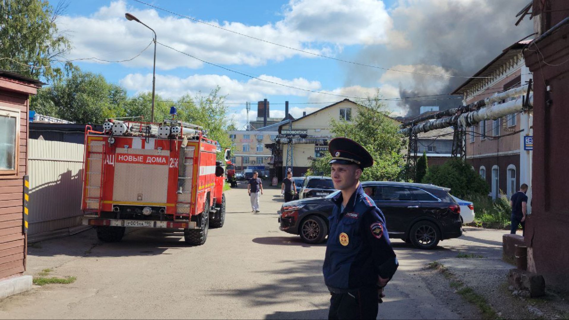 пожар, Ногинск, МЧС, администрация, ЧС