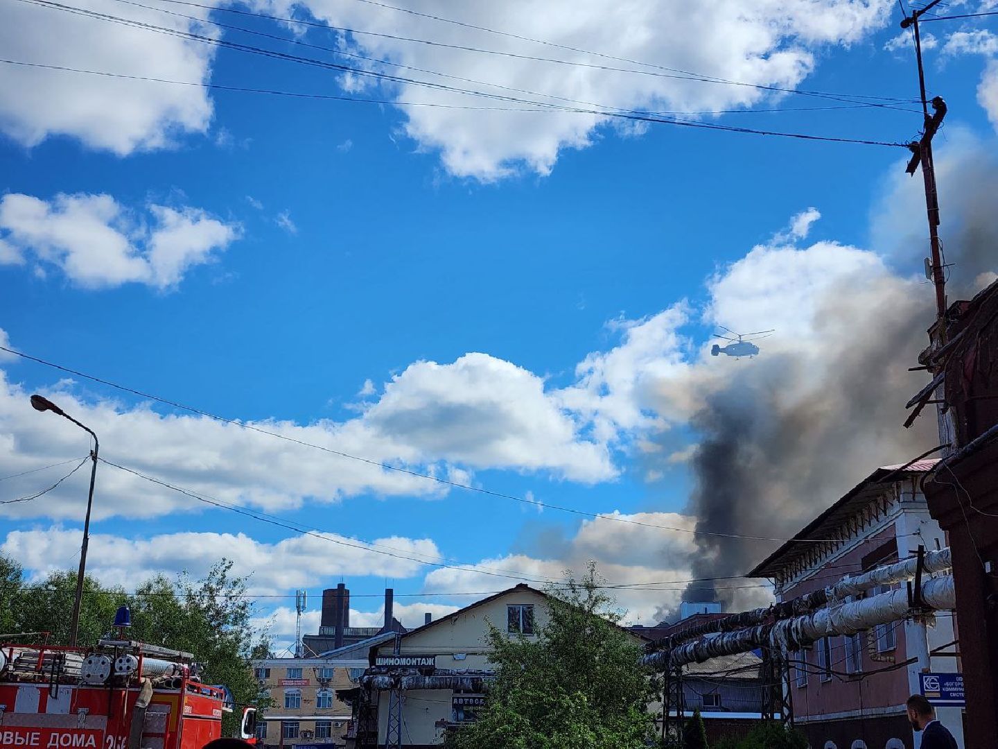 пожар, Ногинск, МЧС, администрация, ЧС