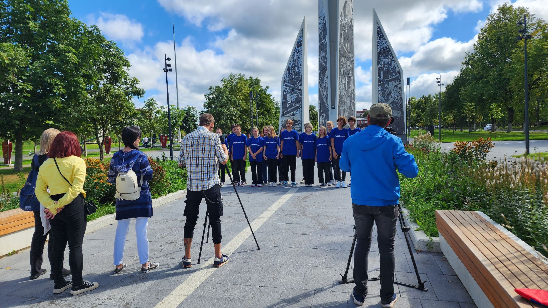 Ступино, флаг России, молодежь Ступино