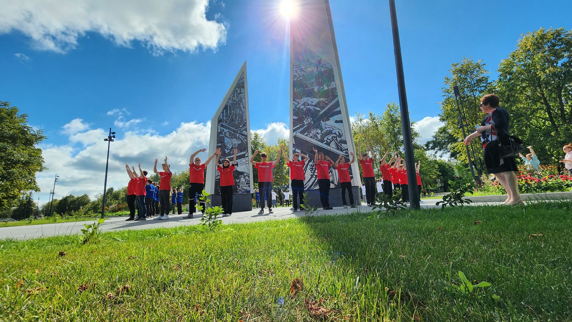 Ступино, флаг России, молодежь Ступино