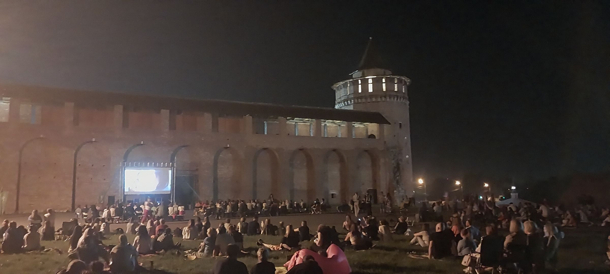 Коломна, культура, кинопоказ, лето в Подмосковье