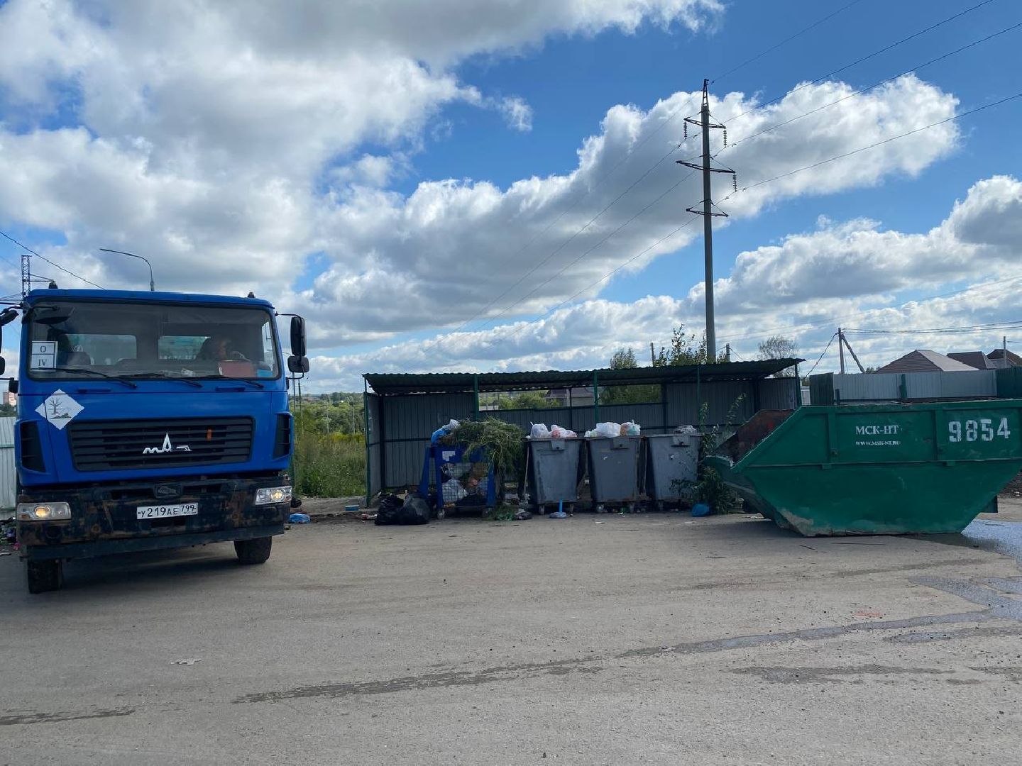 Чехов, ГУСТ, контейнерная площадка, серые возчики, рейд,