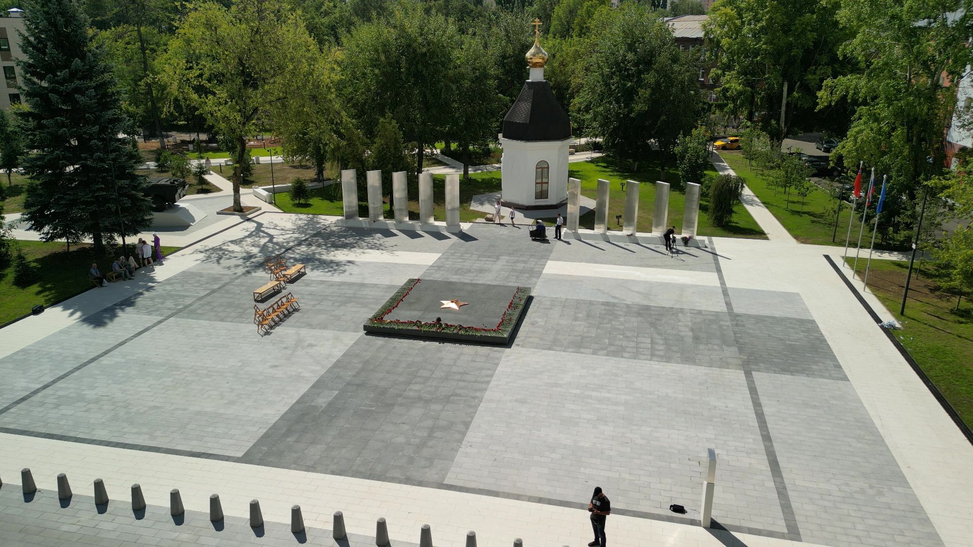 реутов, аллея славы, общество, место притяжения, видео с коптера,