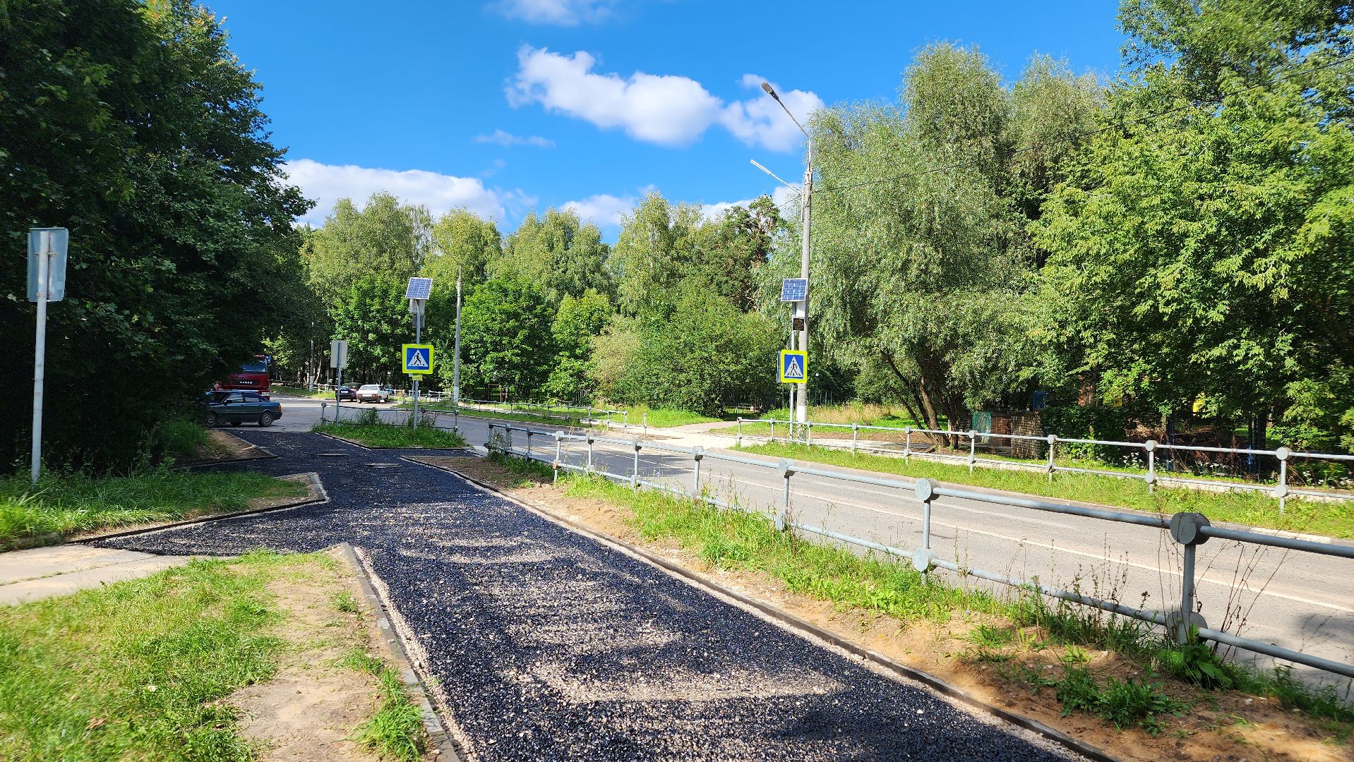 пешеходная дорога, Протвино, благоустройства, Лесной бульвар, тротуар